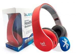 Auricular Headbluex Bluetooth 4.0 Rojo Biwond