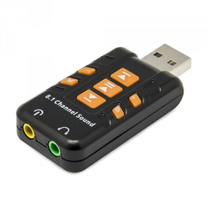 Tarjeta de Sonido 8.1 3D USB